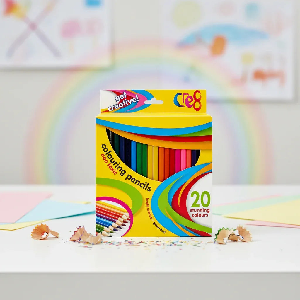 Cre8 Assorted Colouring Pencils Set (20 Pack) - Why Not Shop