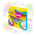 Cre8 Jumbo Wax Crayons - Assorted Colours Pack of 12 - Why Not Shop