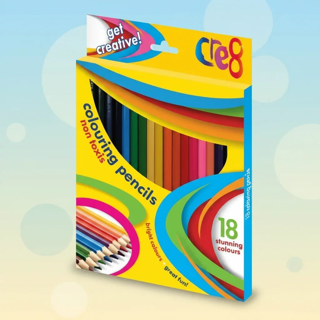 Cre8 8-Count Colouring Pencils Kids Art Set - Why Not Shop
