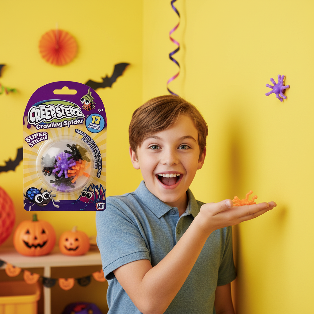 Creepsters Sticky Crawling Spiders