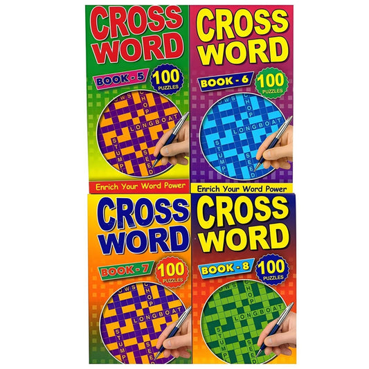 Crossword Puzzle Book for Adults: 100 Easy-to-Read Brain Games | Merthyr Tydfil | Why Not Shop Online