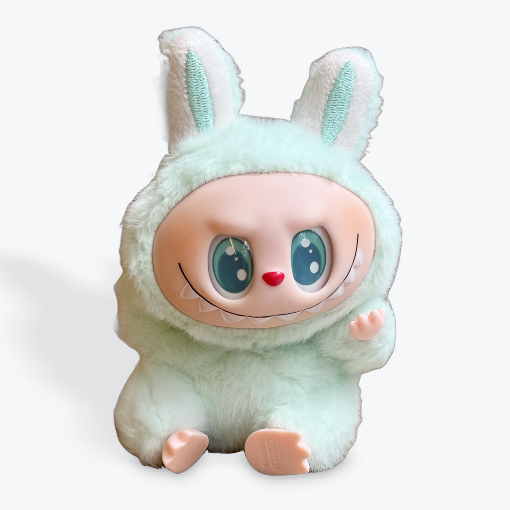 New Labubu Has A Seat And Macaron Vinyl Face Doll Backpack Decorated Pendant Green | Merthyr Tydfil | Why Not Shop Online