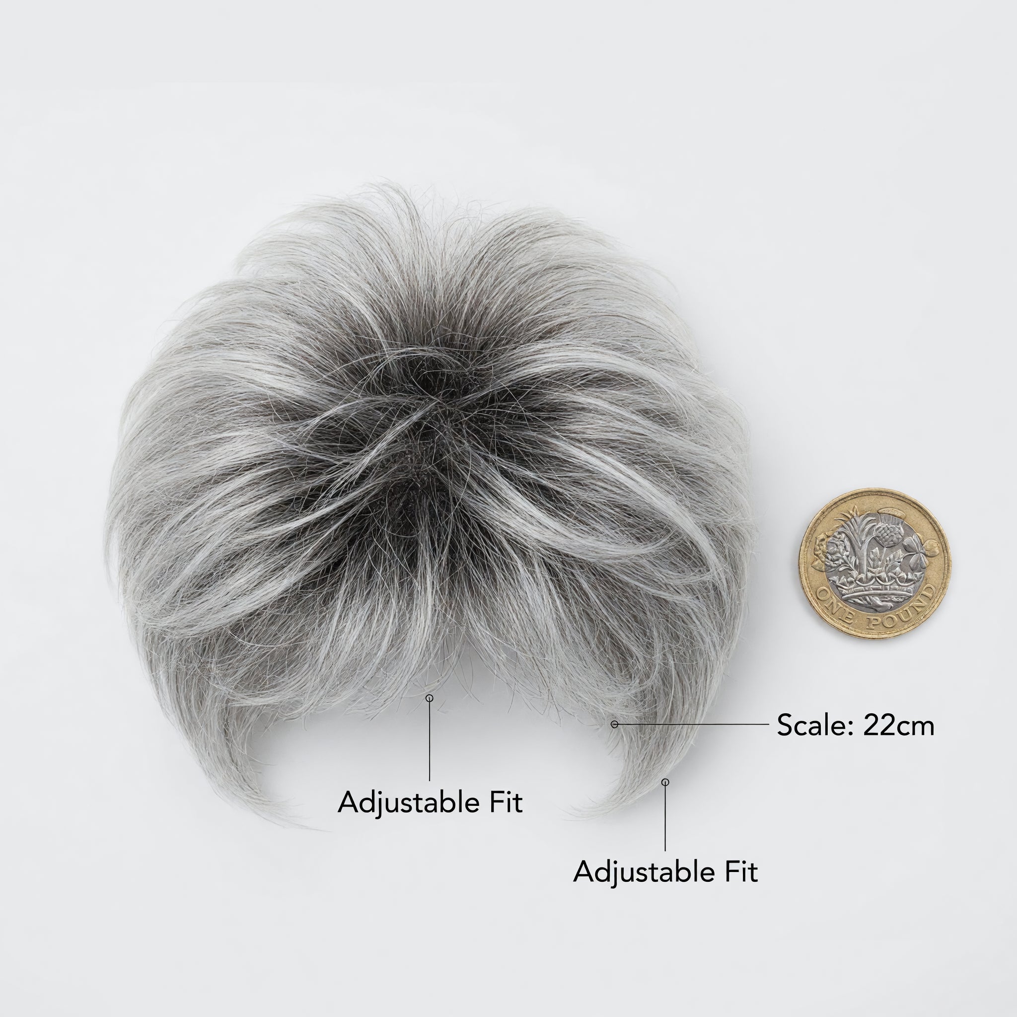 George Michael 1980s Silver Wig
