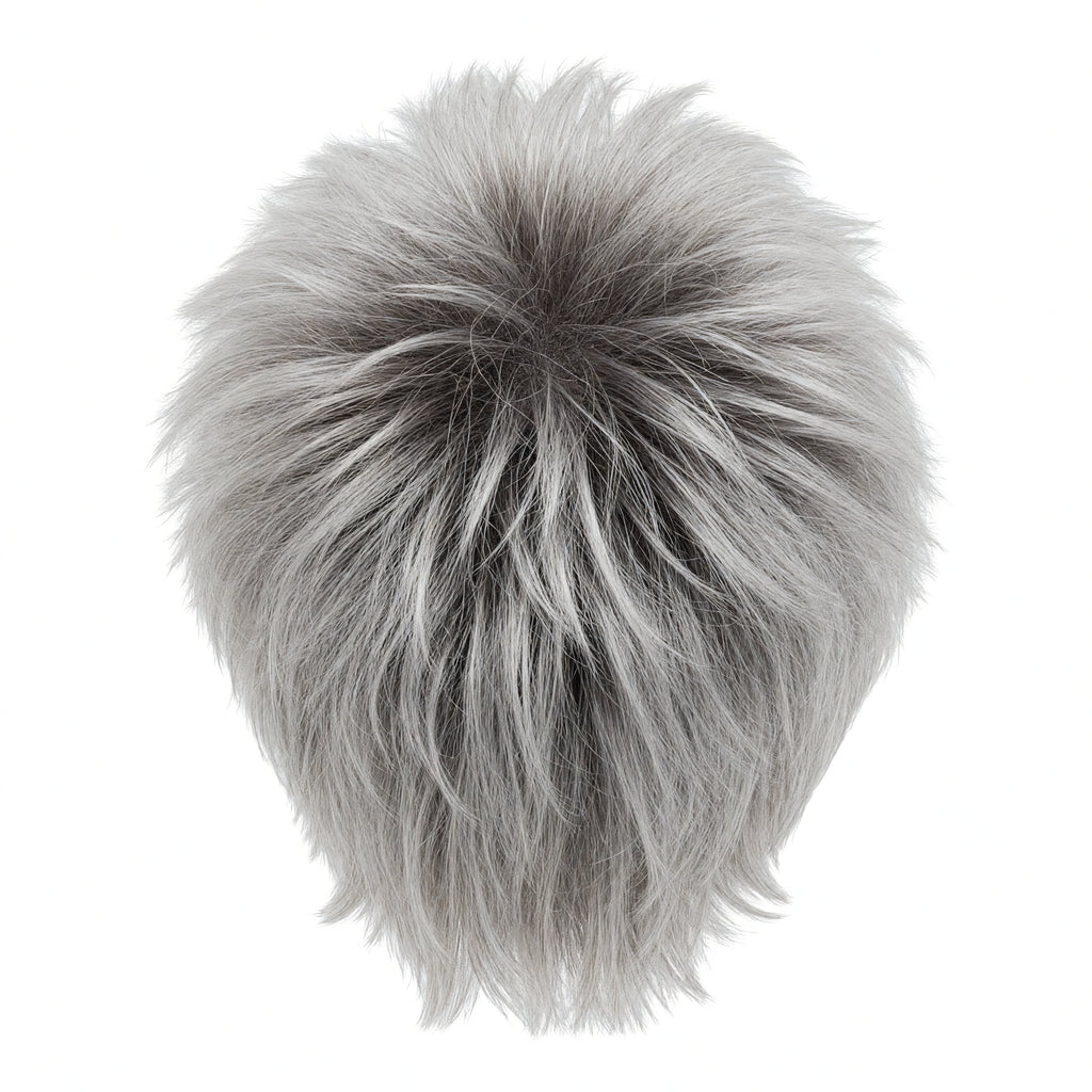 George Michael 1980s Silver Wig – product image 4