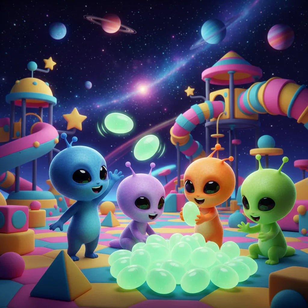 Henbrandt Amoeba Glow Putty 50g - Glow in Dark Sensory Toy for Kids - Why Not Shop