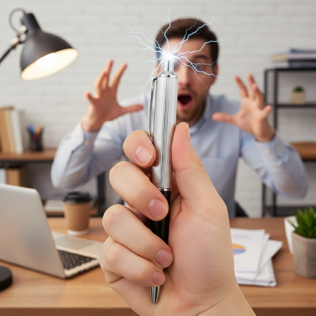 Electric Shock Pen Prank Toy Funny Joke Ballpoint Pen Gag Gift | Merthyr Tydfil | Why Not Shop Online