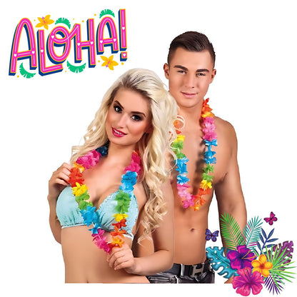 Elena Hawaiian Lei Multi-Coloured 40 Inches | Why Not Shop