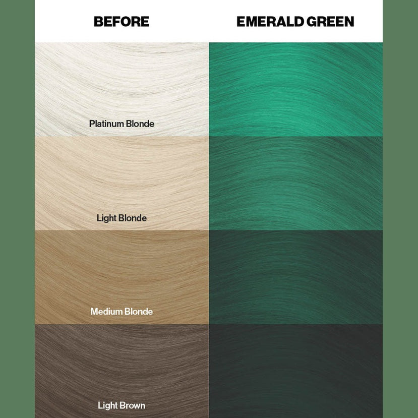Crazy Color Semi Permanent Hair Dye - Emerald Green Number 53 100ml | Merthyr Tydfil | Why Not Shop Online