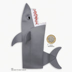 Funny Shark Adults Fancy Dress Costume One Size