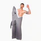 Funny Shark Adults Fancy Dress Costume One Size