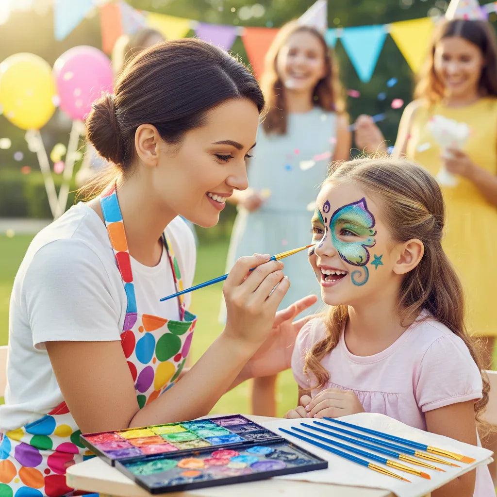Face Painting Brushes Pack Of 10 - Why Not Shop