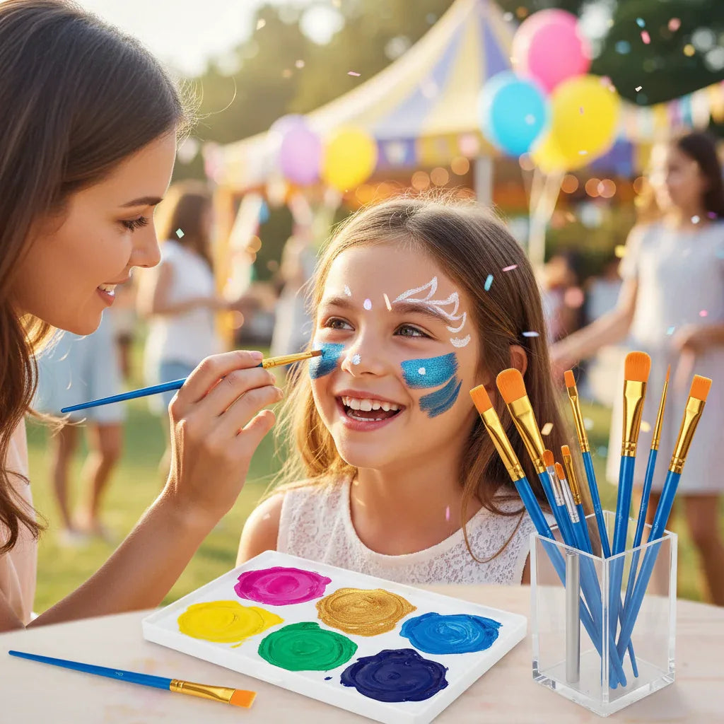 Face Painting Brushes Pack Of 5 - Why Not Shop