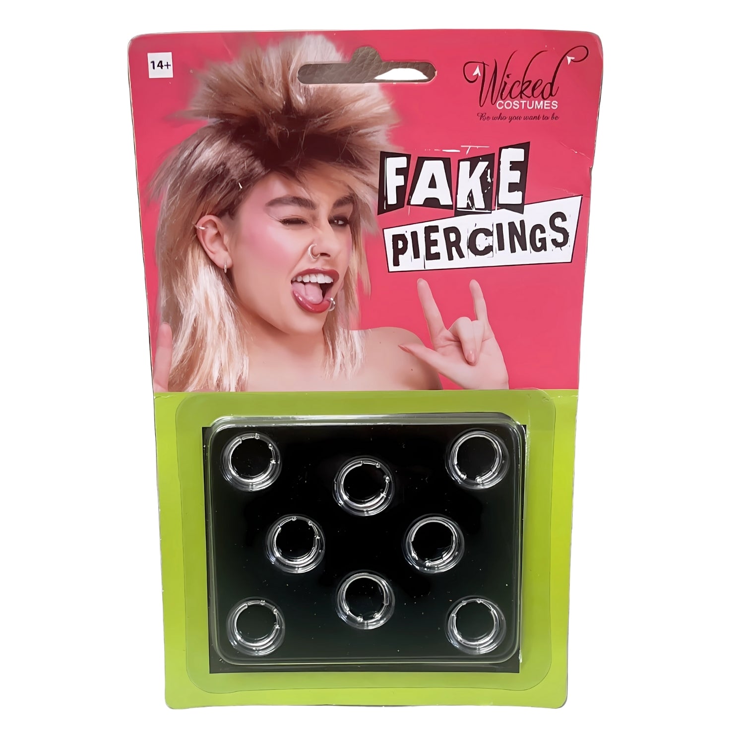 Funny Fake Piercings Earrings Nose Lip Rings Pack of 8 | Merthyr Tydfil | Why Not Shop Online