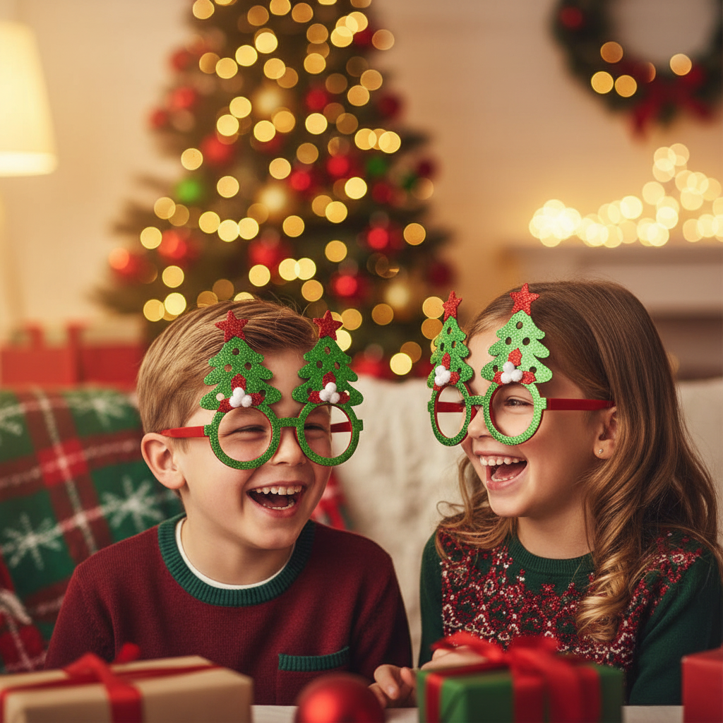 Festive Christmas Tree Novelty Glasses | Merthyr Tydfil | Why Not Shop Online