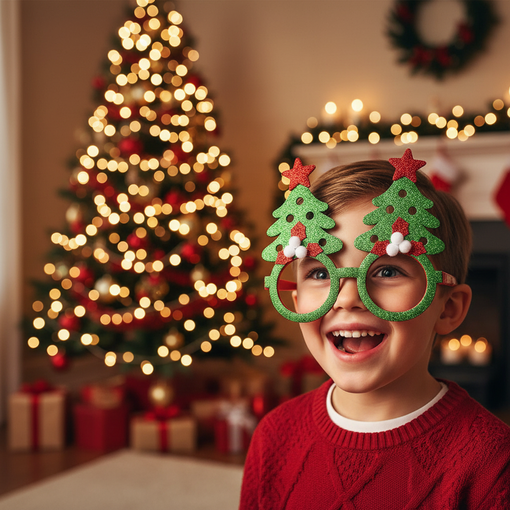 Festive Christmas Tree Novelty Glasses | Merthyr Tydfil | Why Not Shop Online