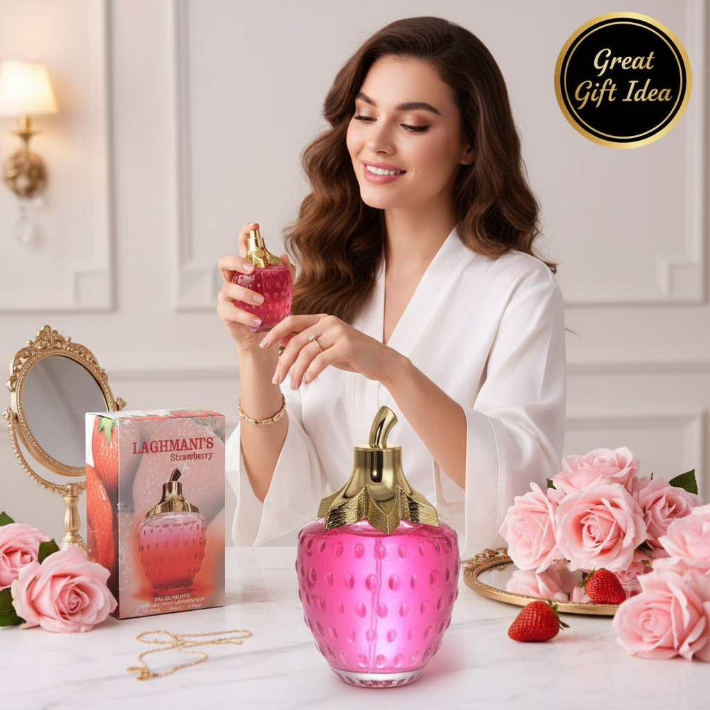 Fine Perfumery Laghmani’s Strawberry 85ml EDP Spray For Women | Merthyr Tydfil | Why Not Shop Online