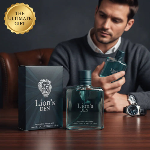 Fine Perfumery Lion's Den EDT Spray for Men - 100ml Luxury Cologne - Why Not Shop