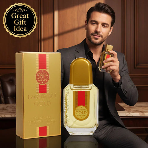 Fine Perfumery Laghmani Gold 85ml EDT Spray for Men - Why Not Shop