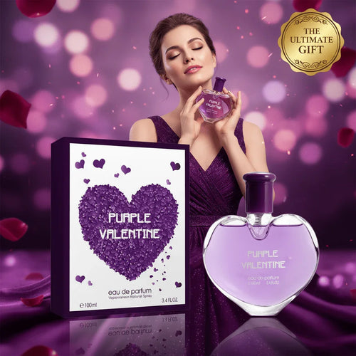 Fine Perfumery Purple Valentine EDP Spray - 100ml Luxe Floral Fragrance - Why Not Shop