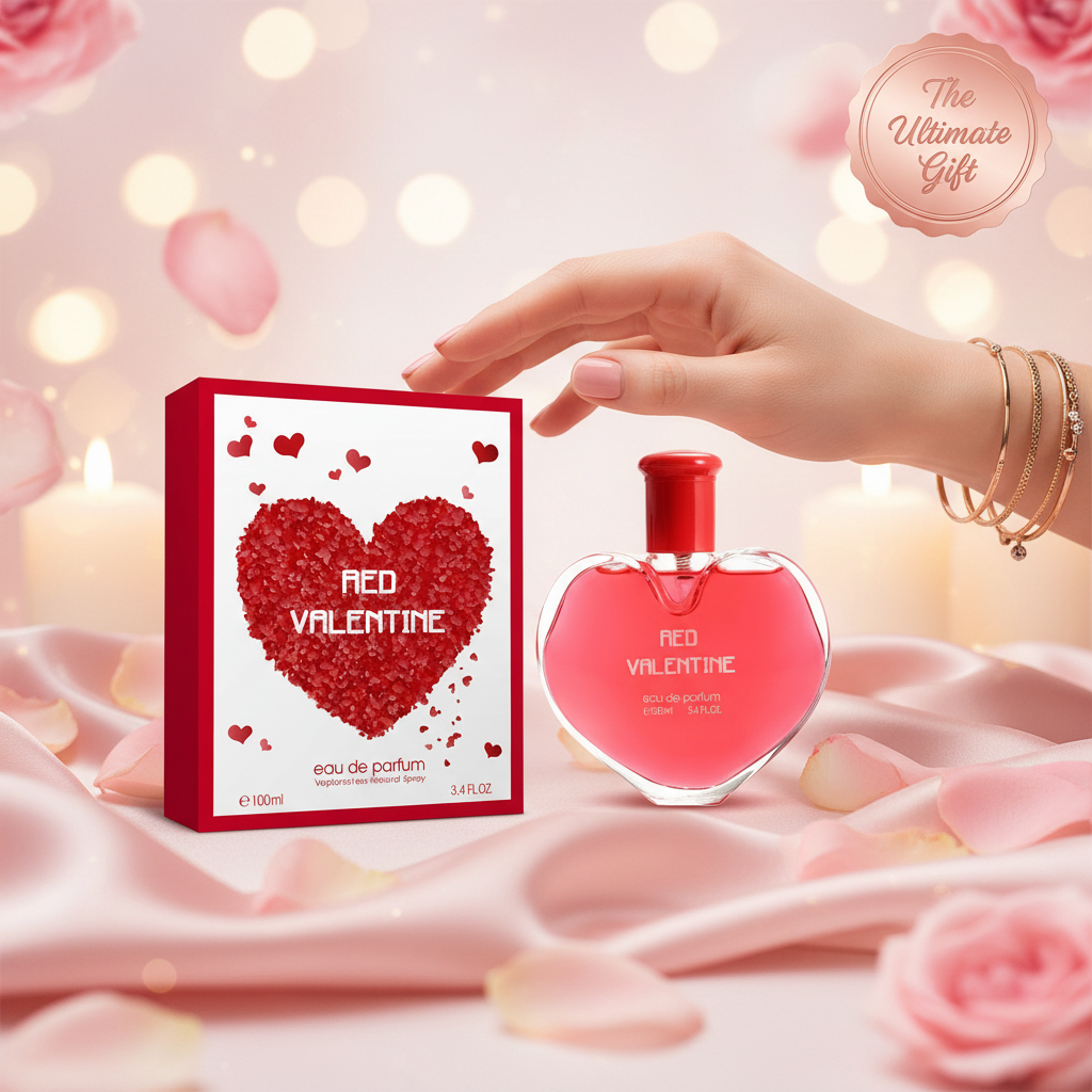 Fine Perfumery Red Valentine 100ml EDP Spray For Women | Merthyr Tydfil | Why Not Shop Online