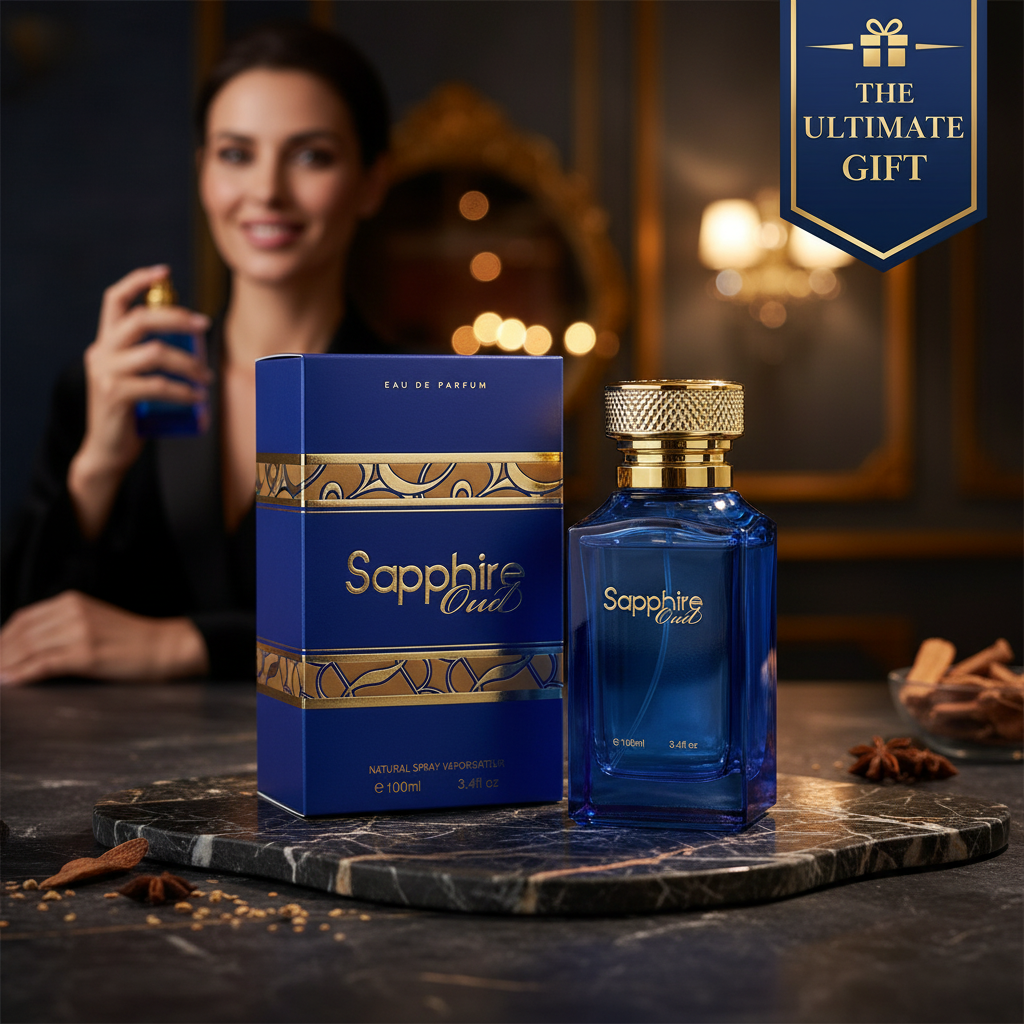 Fine Perfumery Sapphire Oud 100ml EDP Spray Unisex | Merthyr Tydfil | Why Not Shop Online
