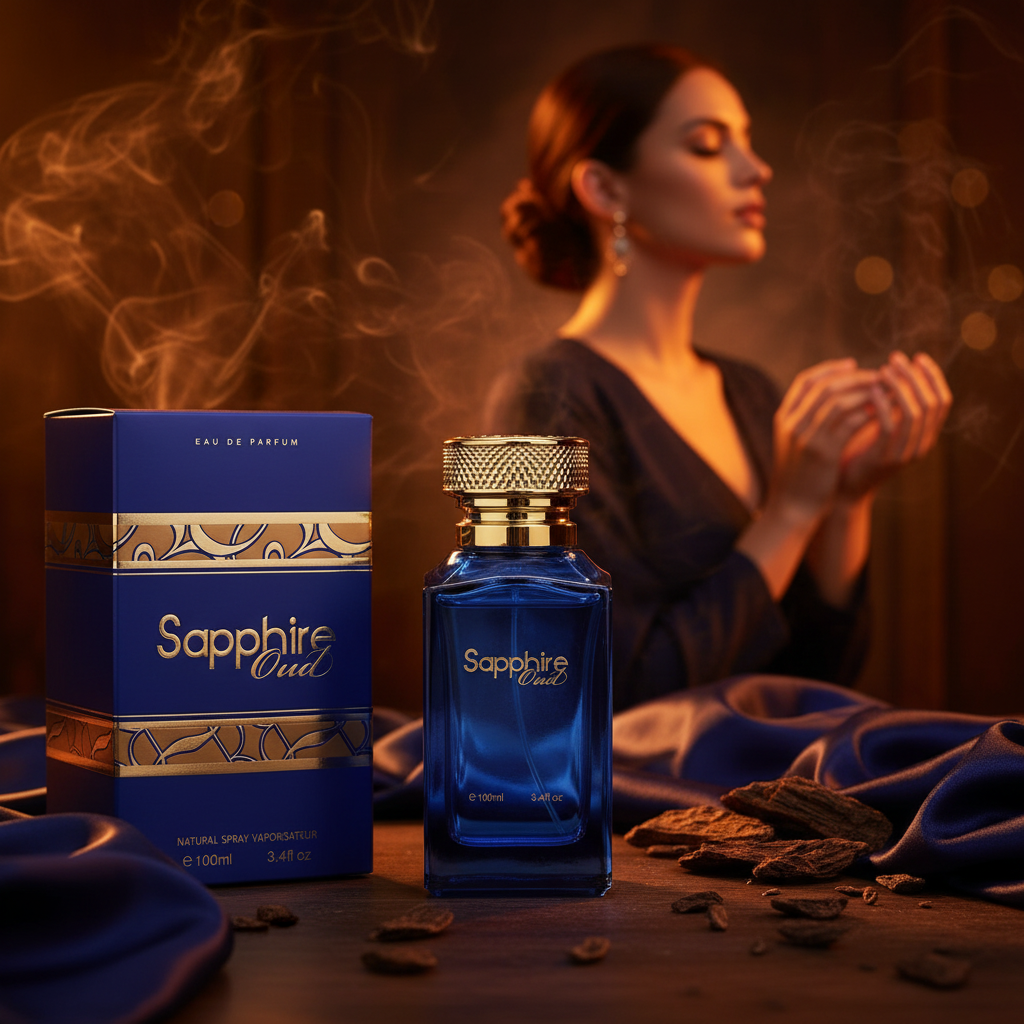 Fine Perfumery Sapphire Oud 100ml EDP Spray Unisex | Merthyr Tydfil | Why Not Shop Online