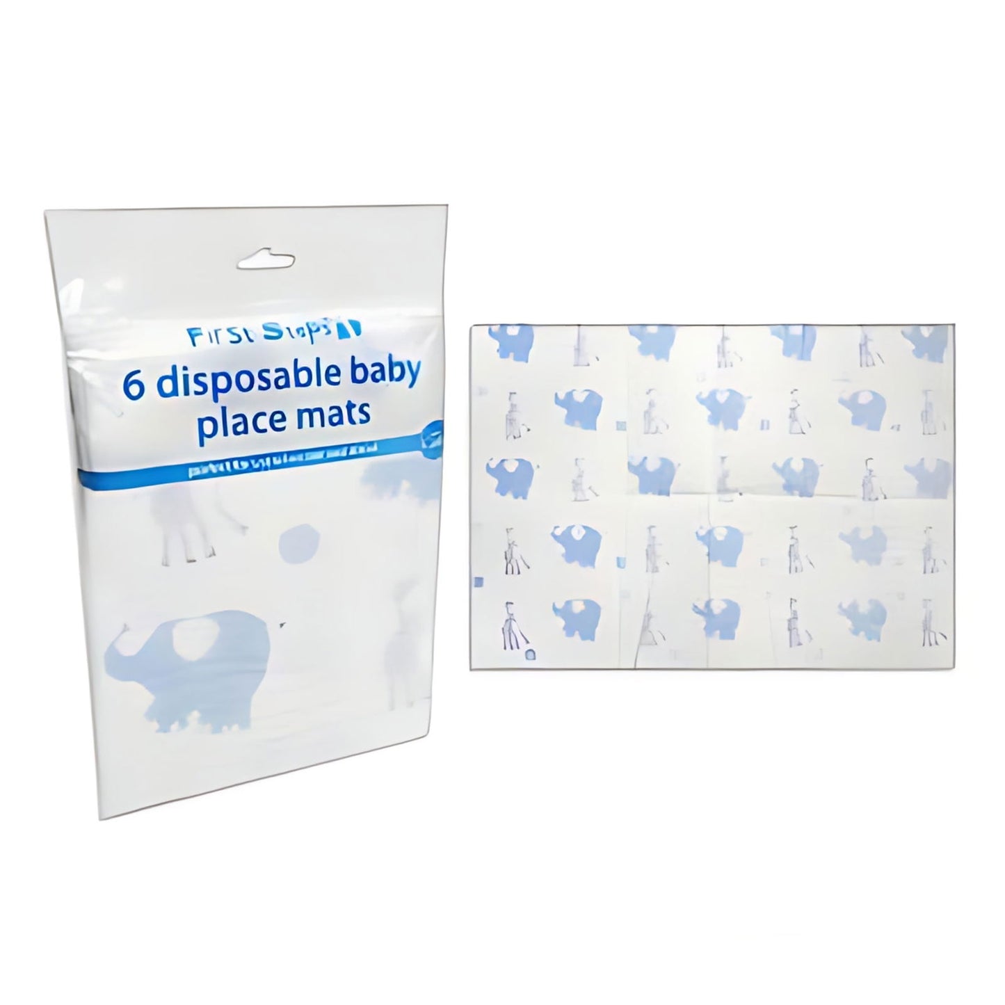 First Steps Pack of 6 Disposable Baby Place Mats | Why Not Shop