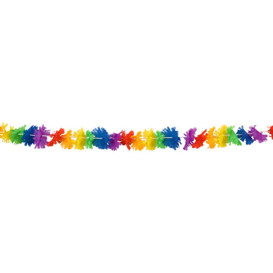 Flower Rainbow Hawaiian Garland 3 Metres | Merthyr Tydfil | Why Not Shop Online