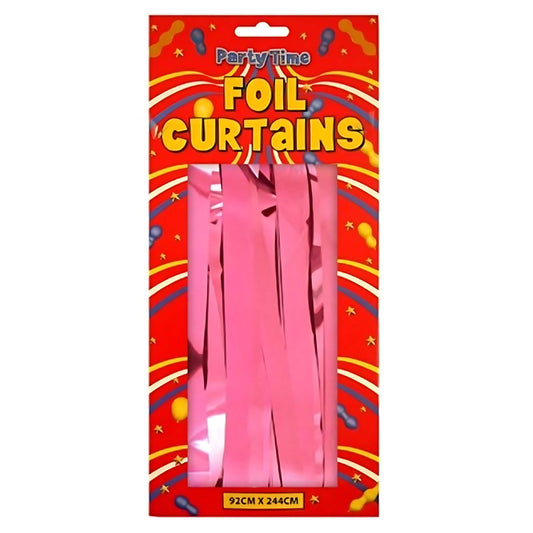 Foil Door Curtains Baby Pink | Why Not Shop