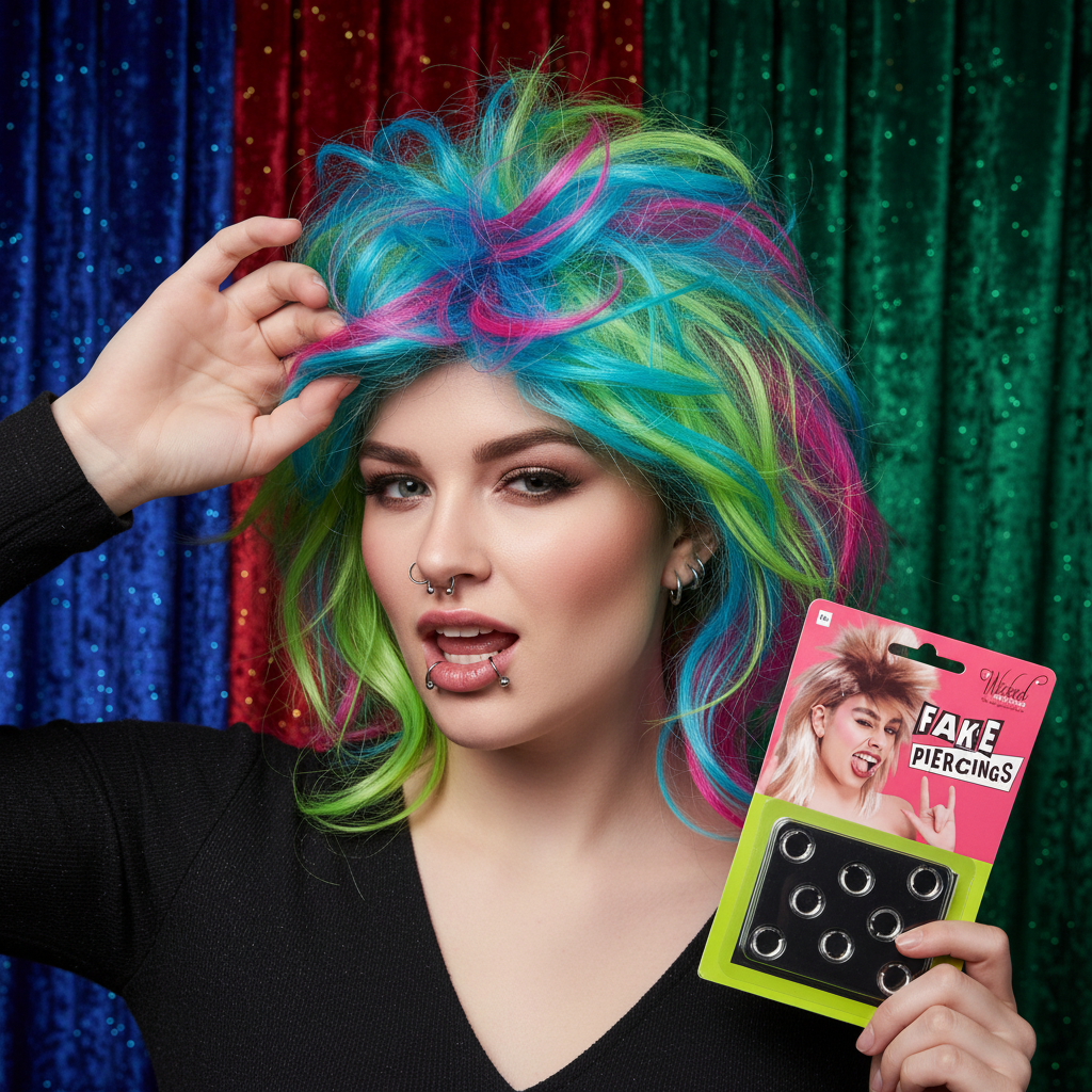 Funny Fake Piercings Earrings Nose Lip Rings Pack of 8 | Merthyr Tydfil | Why Not Shop Online