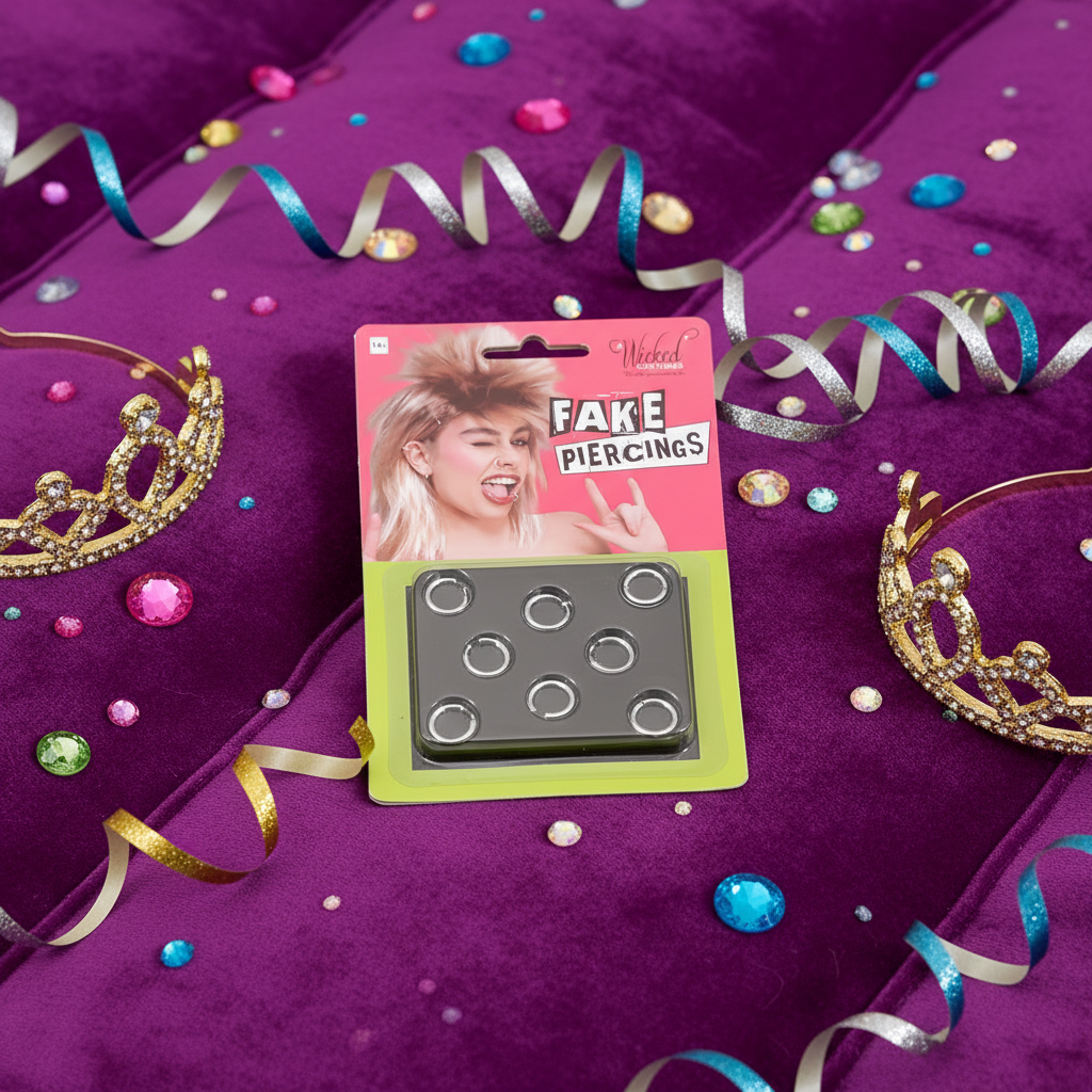 Funny Fake Piercings Earrings Nose Lip Rings Pack of 8 | Merthyr Tydfil | Why Not Shop Online