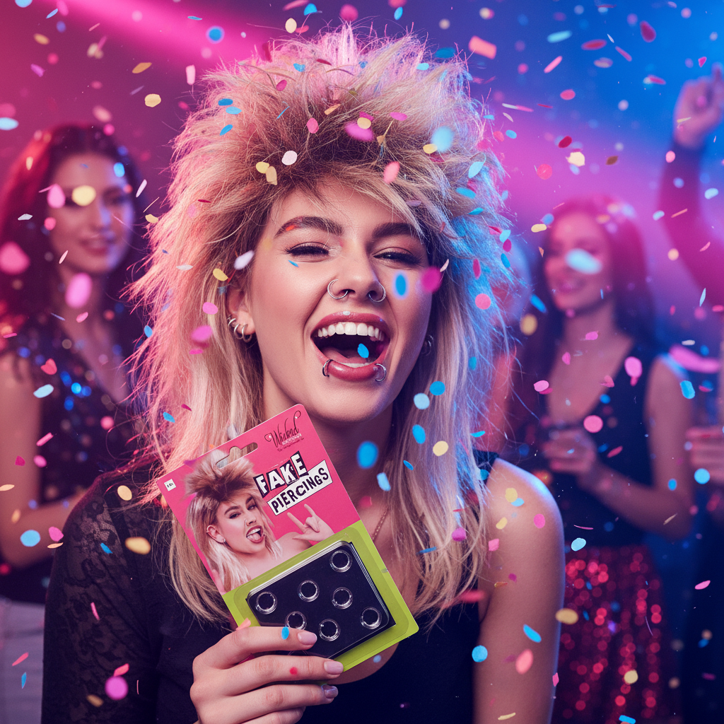 Funny Fake Piercings Earrings Nose Lip Rings Pack of 8 | Merthyr Tydfil | Why Not Shop Online