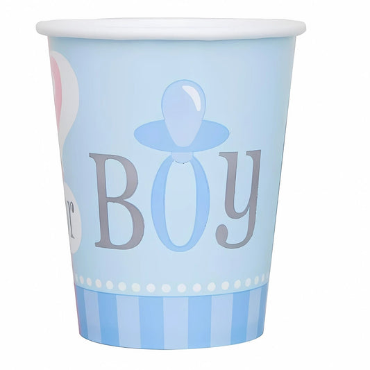 Gender Reveal Cups 9oz 8 Pack 196569 | Why Not Shop