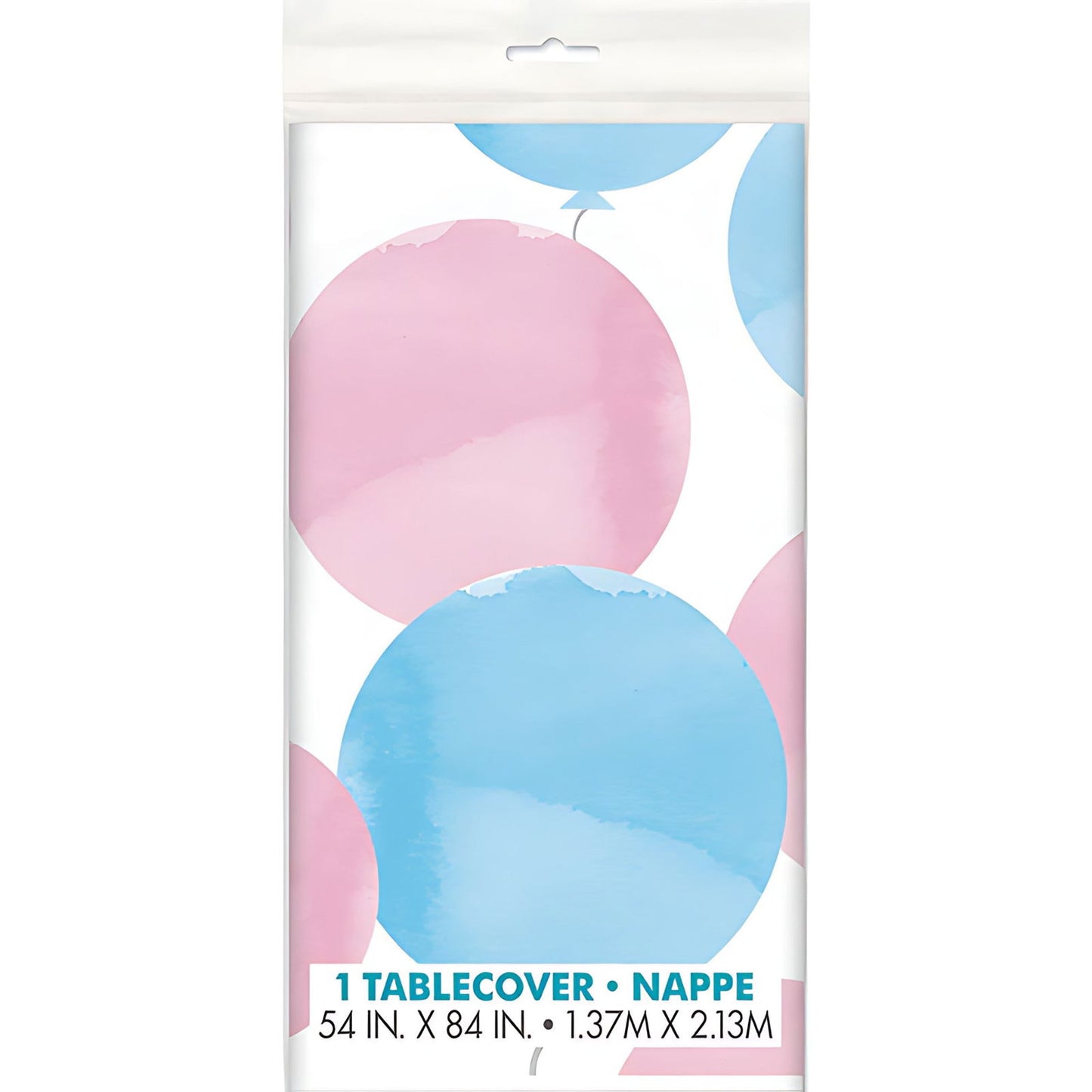 Gender Reveal Party Plastic Table Cover 54x84in | Merthyr Tydfil | Why Not Shop Online