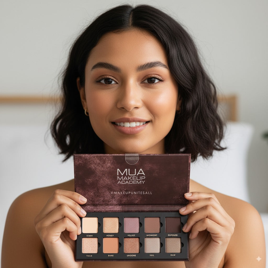 MUA Velvet Nudes 10 Piece Eyeshadow Palette