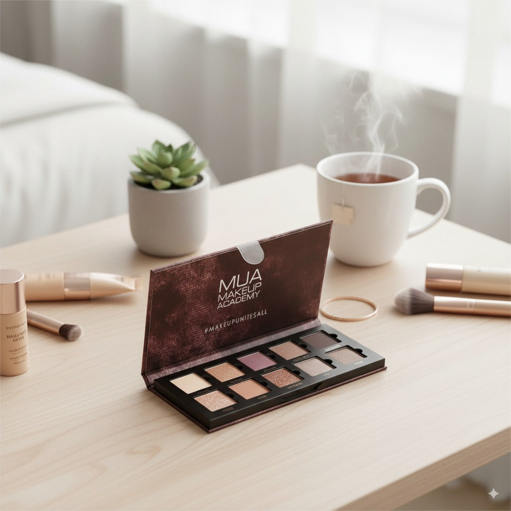 MUA Velvet Nudes 10 Piece Eyeshadow Palette