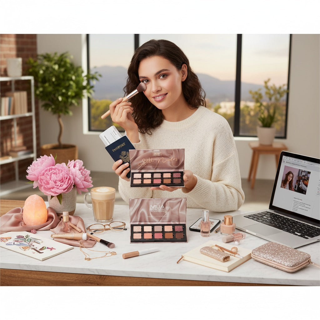 MUA Silk Nudes 10 Piece Eyeshadow Palette