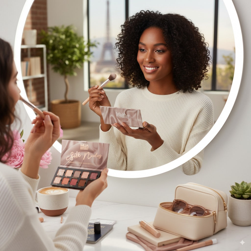 MUA Silk Nudes 10 Piece Eyeshadow Palette