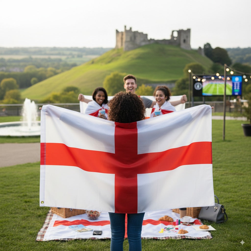 England Wearable Flag 5ft x3ft 150x90cm | Merthyr Tydfil | Why Not Shop Online