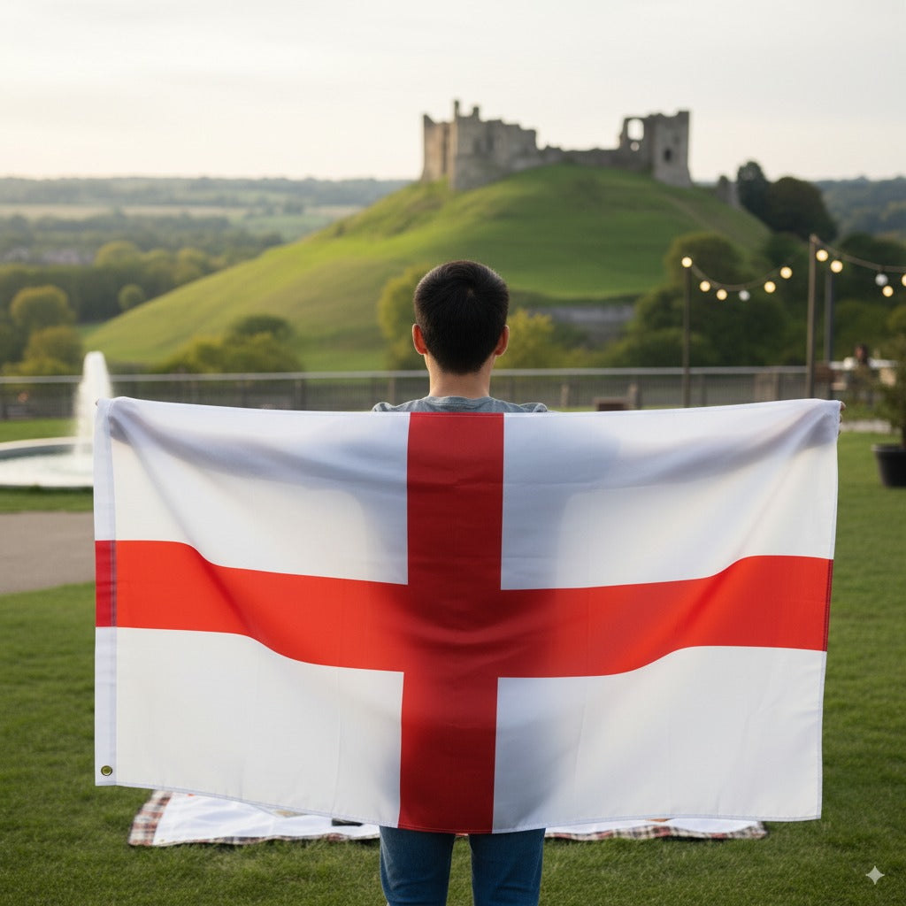 England Wearable Flag 5ft x3ft 150x90cm | Merthyr Tydfil | Why Not Shop Online