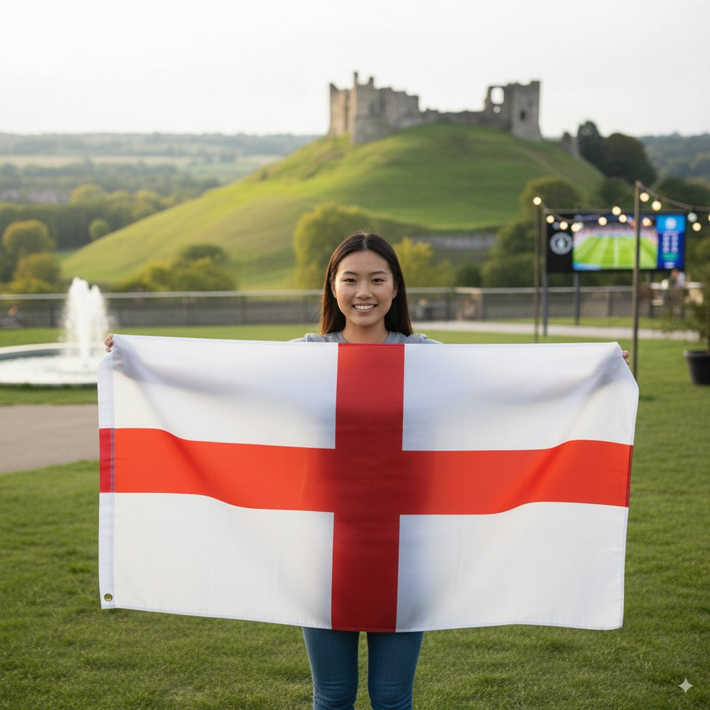 England Wearable Flag 5ft x3ft 150x90cm | Merthyr Tydfil | Why Not Shop Online
