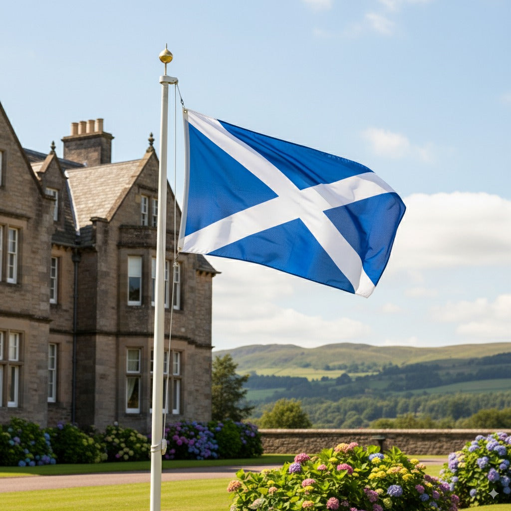 Scotland Flag 5ft x3ft 150x90cm | Merthyr Tydfil | Why Not Shop Online