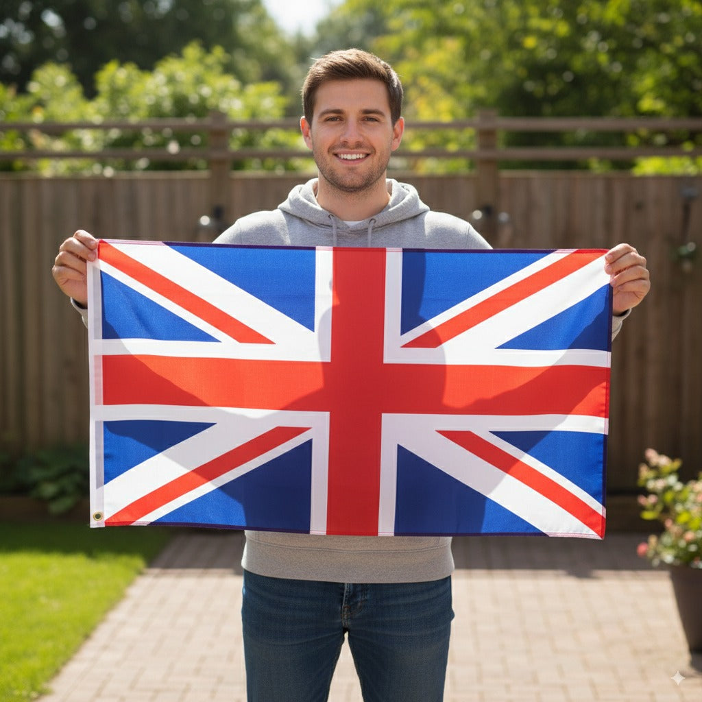 Great Britain Union Jack Flag 5ft x3ft 150x90cm | Merthyr Tydfil | Why Not Shop Online