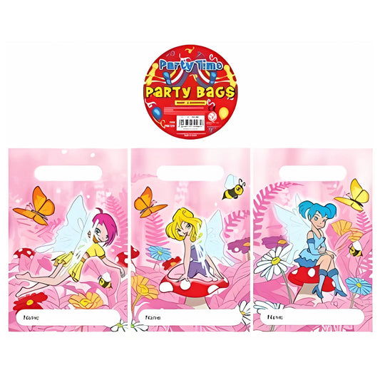 Girls Fairy Themed Party Bags 15 X 22cm Pack of 12 | Why Not Shop