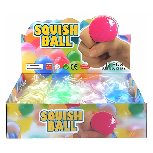 Glitter Squeeze Squish Balls 7cm Assorted Colours | Why Not Shop