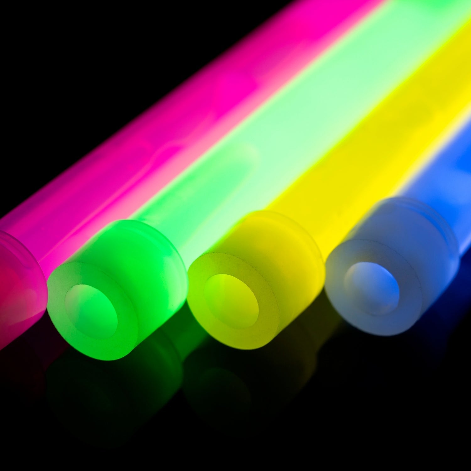 Glow Stick Necklaces Pack Of 4 Assorted Colours | Why Not Shop