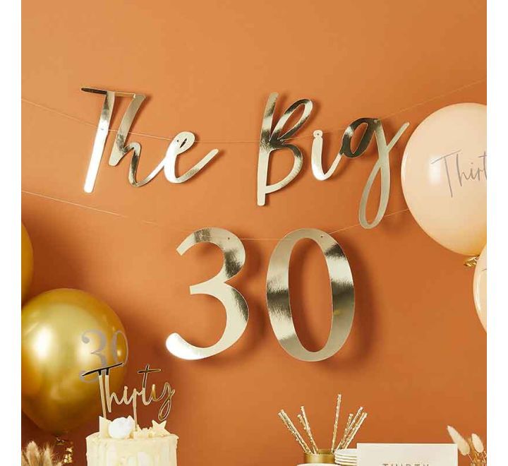 Gold 'The Big' Milestone Custom Banner 2M | Merthyr Tydfil | Why Not Shop Online