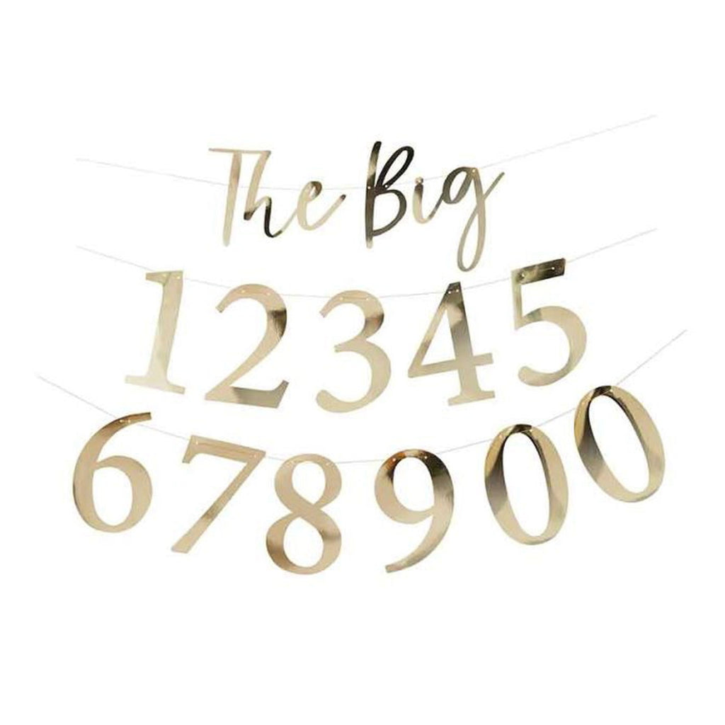 Gold 'The Big' Milestone Custom Banner 2M | Why Not Shop