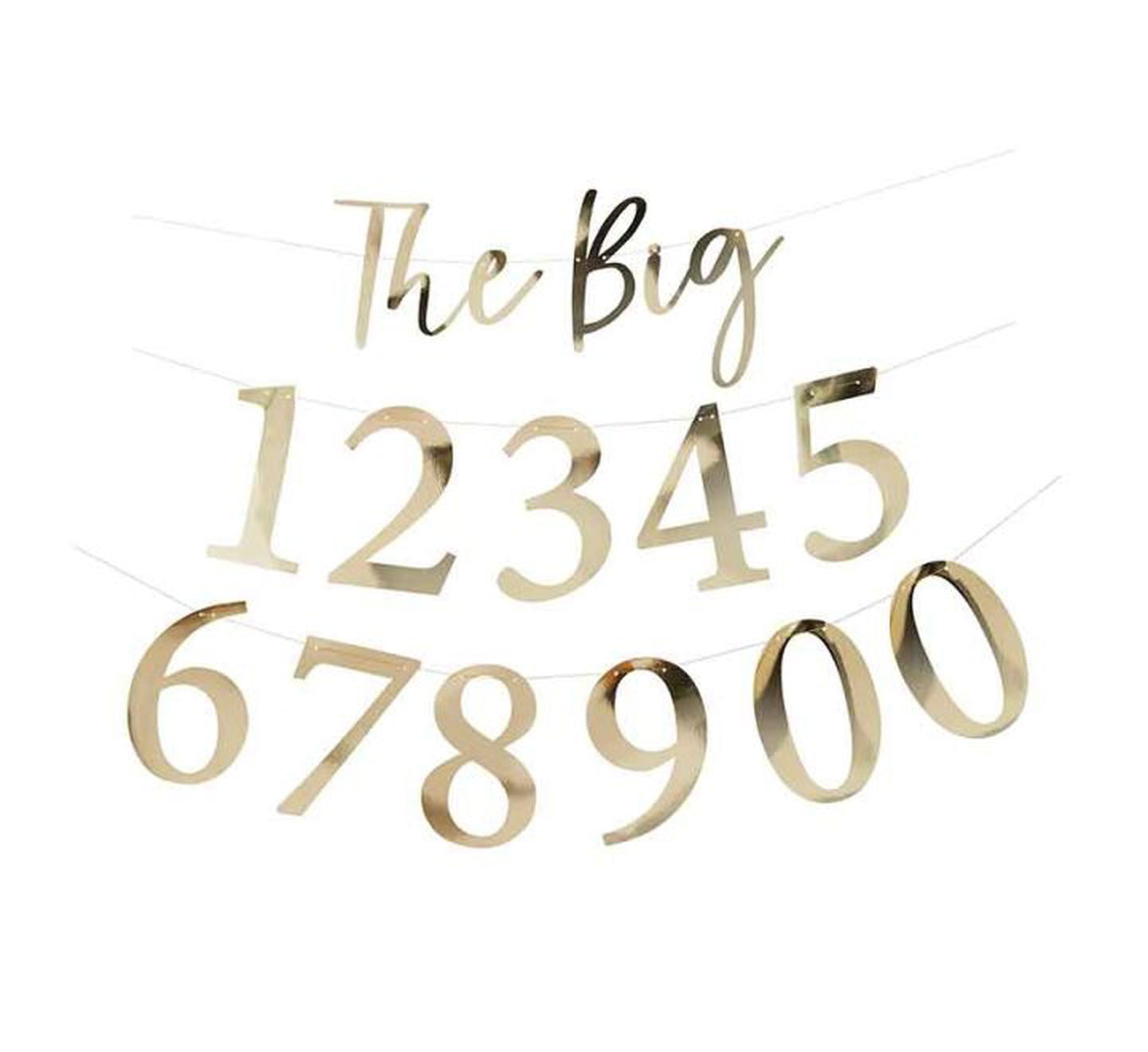 Gold 'The Big' Milestone Custom Banner 2M | Merthyr Tydfil | Why Not Shop Online