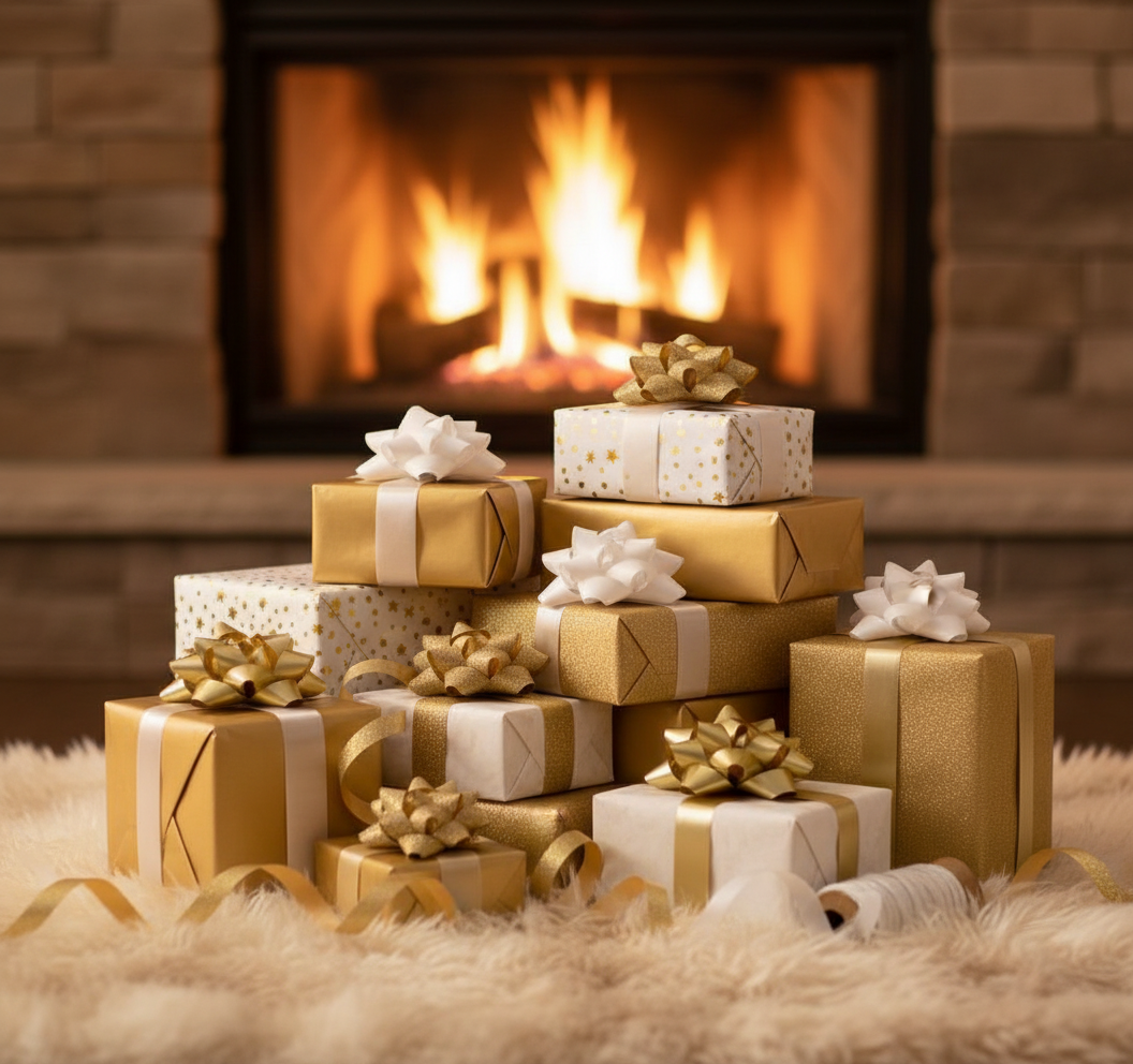 Gold Bow And Ribbon Set | Merthyr Tydfil | Why Not Shop Online